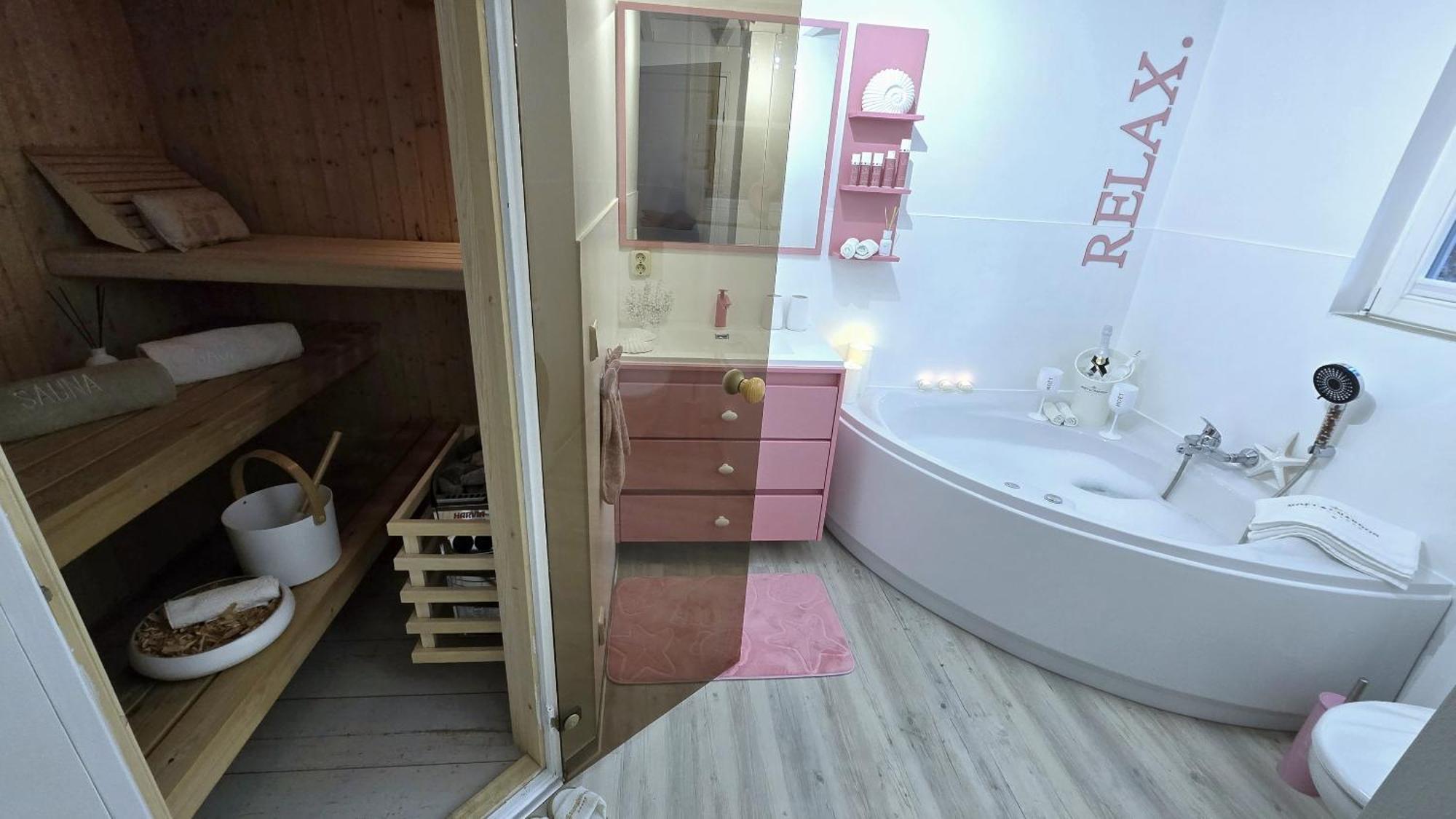 Pink Und Meer - Meerblick, Sauna, Kamin & Whirlpool Baabe Extérieur photo