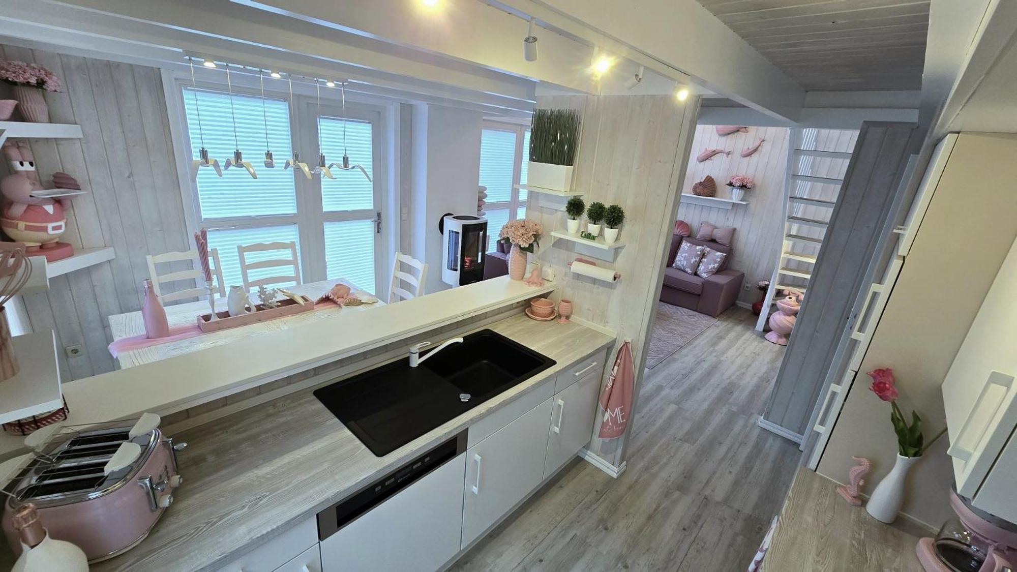 Pink Und Meer - Meerblick, Sauna, Kamin & Whirlpool Baabe Extérieur photo