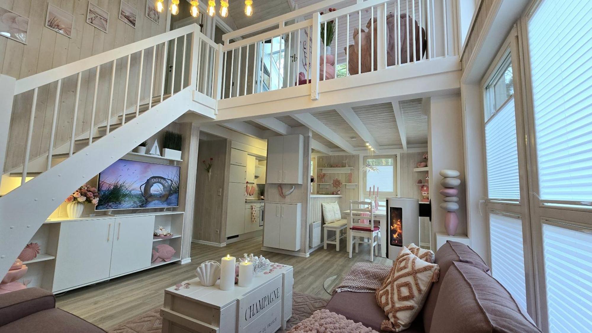 Pink Und Meer - Meerblick, Sauna, Kamin & Whirlpool Baabe Extérieur photo