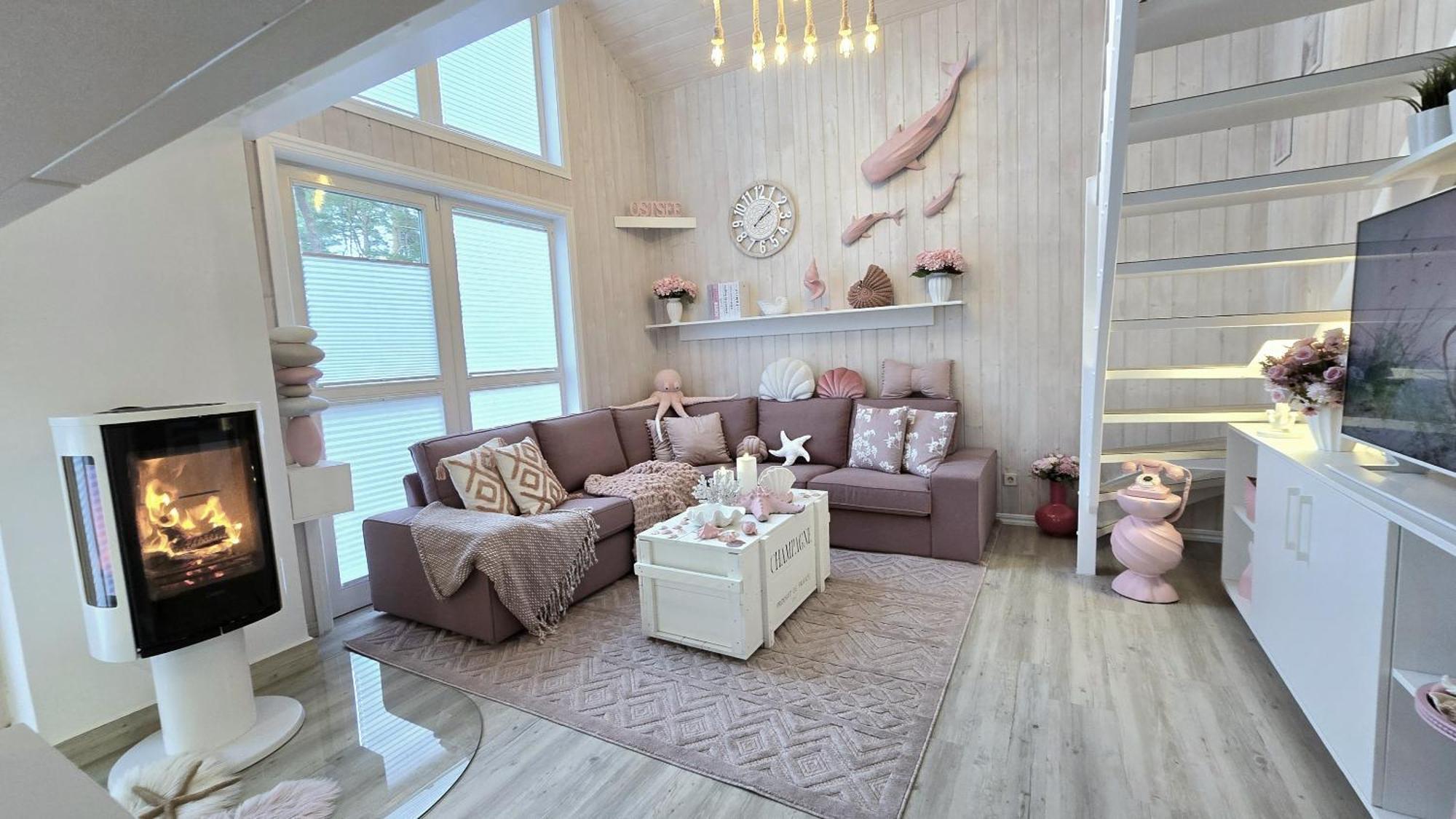 Pink Und Meer - Meerblick, Sauna, Kamin & Whirlpool Baabe Extérieur photo