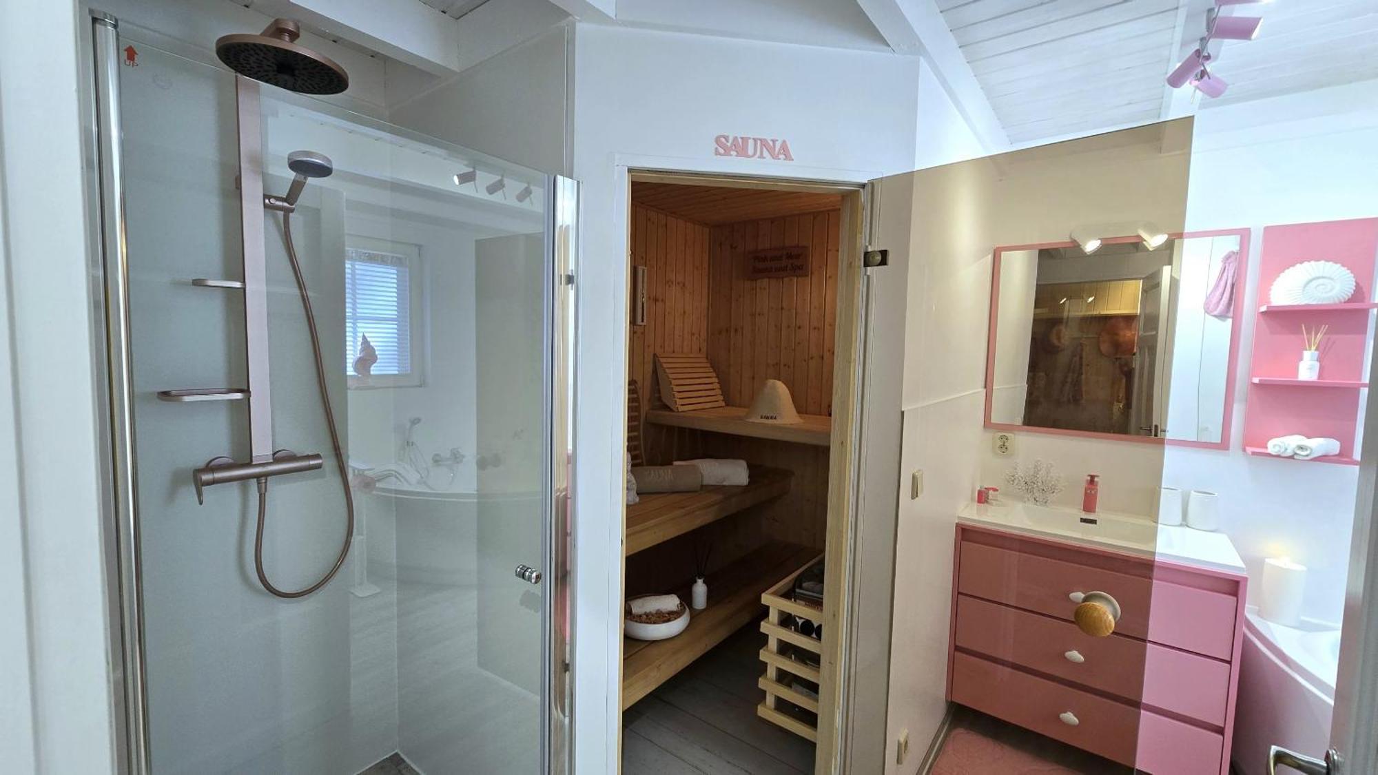 Pink Und Meer - Meerblick, Sauna, Kamin & Whirlpool Baabe Extérieur photo