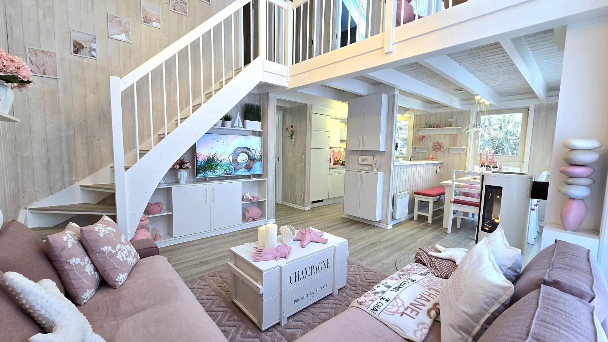 Pink Und Meer - Meerblick, Sauna, Kamin & Whirlpool Baabe Extérieur photo