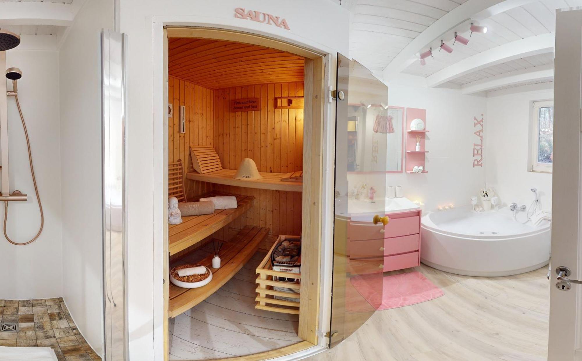 Pink Und Meer - Meerblick, Sauna, Kamin & Whirlpool Baabe Extérieur photo